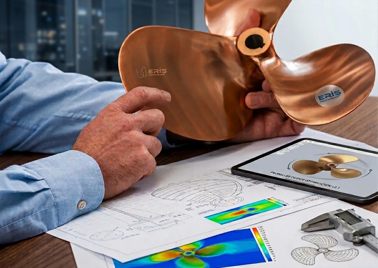 Engineering and design study on a marine propeller